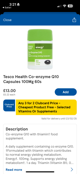 Vitamin  CoQ10 TTC