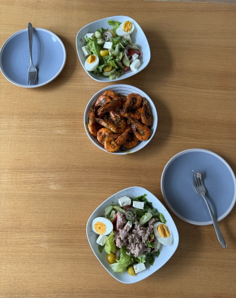 To ask what you've eaten today? PART 3