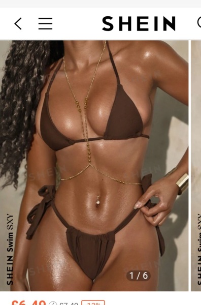 Furious with DD's swimwear