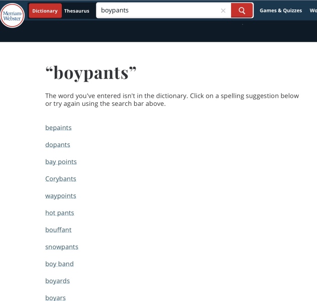 Boypants WTF?