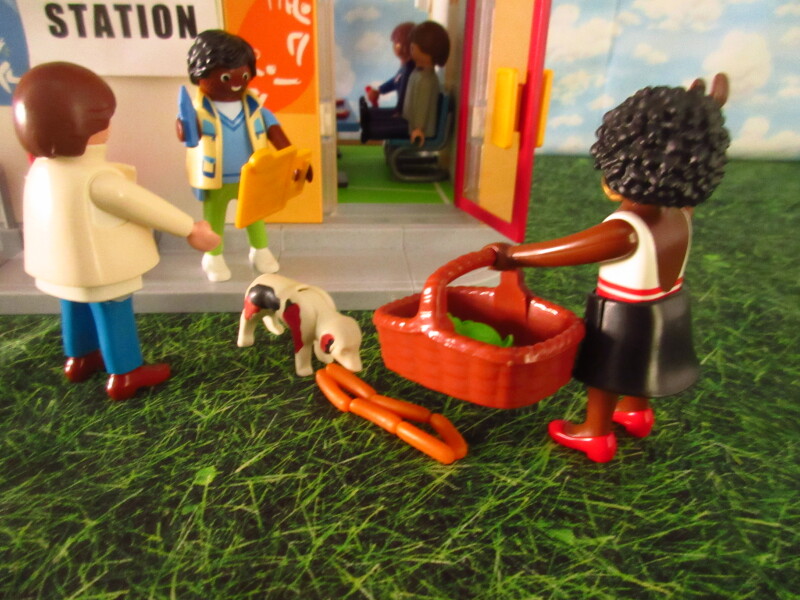 It's general election day for the Playmobil people in our house.