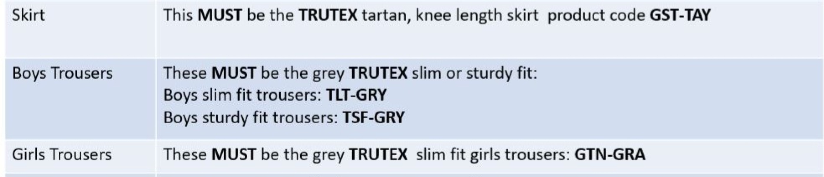 Ridiculous uniform policy for secondary