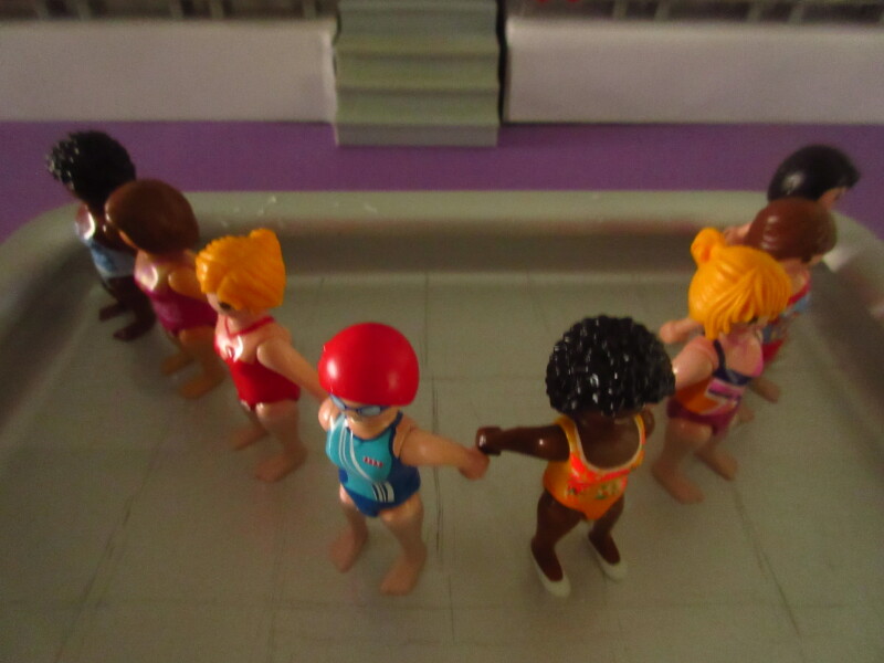 It's time for the Olympic Games for the Playmobil people in our house...