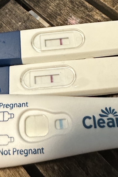 Faint lines on pregnancy tests