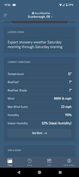 To think it'd not be mad to put the heating on?