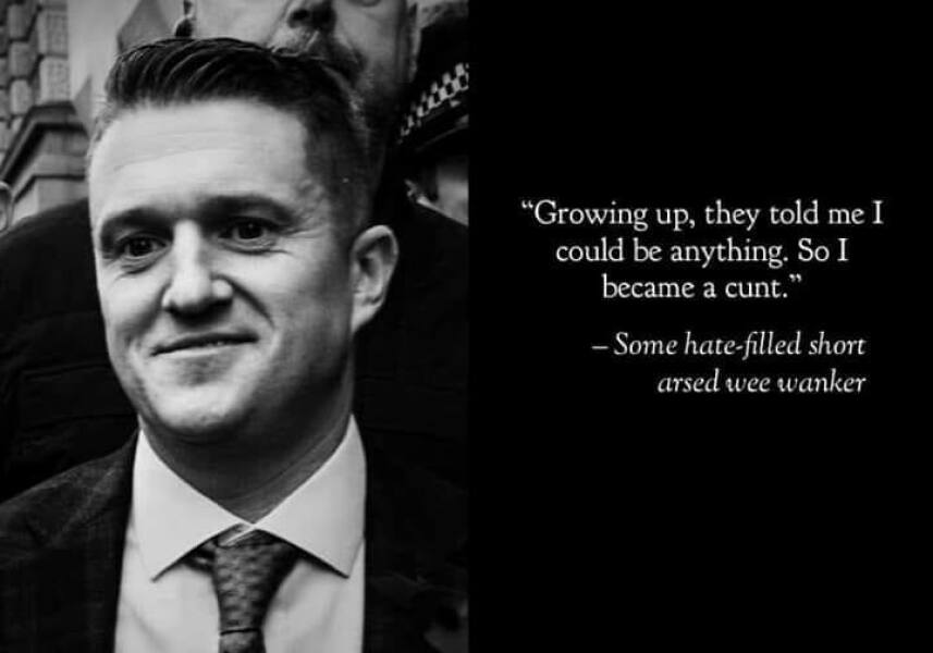 Why has Tommy Robinson been arrested under anti terrorism laws?