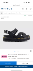 Dr Martens sandals.