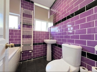 PAINTING BATHROOM TILES