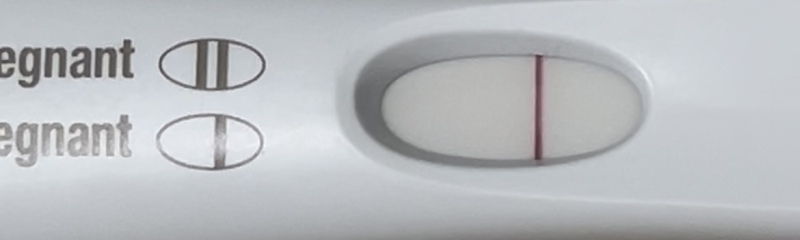 Faint line?