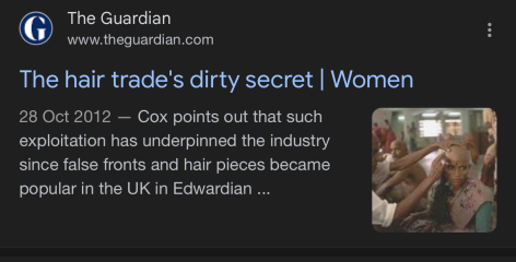 Boyfriend asked me to always have hair up at his flat