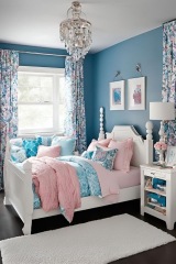blue for a south east bedroom