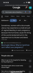 Red Spotting / bicornuate uterus