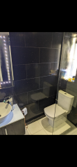 Suggestions for budget flooring in black shower room
