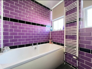 PAINTING BATHROOM TILES