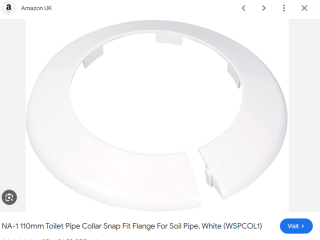 How do people cover the gap between toilet pipe and floor...