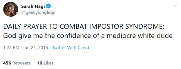 To be irritated by colleague constantly complimenting herself?