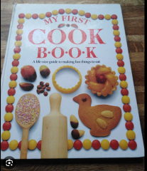 Child’s cookbook from the 90s coffee cake