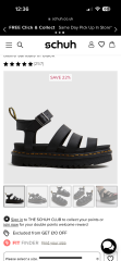 Dr Martens sandals.
