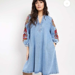 Denim dress for 53 year old?
