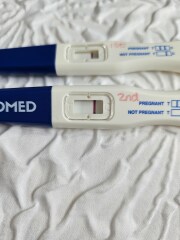 Evaporation lines or Pregnant?