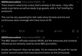 SEENinJournalism thread about media consultancy company NEON