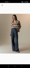 M&S wide leg trousers