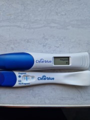3+ weeks on clearblue test?