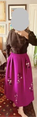 Please can you lot help style this skirt for a upmarket dinner in Chelsea.