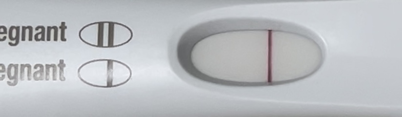 Faint line?