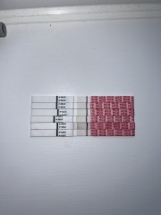 Evaporation line or faint positive?