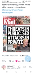 Cameron Downing, former SNP equalities officer sentenced for a catalogue of attacks, claimed to have accessed services at Edinburgh Rape Crisis Centre (ERCC)
