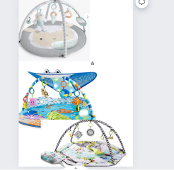 Baby play mats and gyms