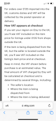 Import charges/VAT confusion