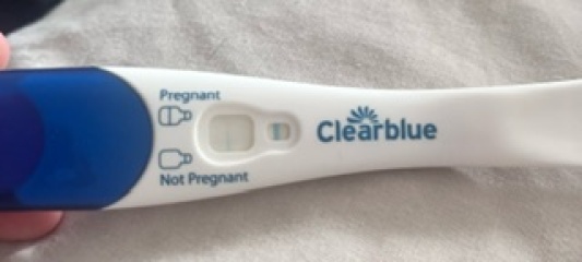 Is my pregnancy test showing a faint positive or an evaporation line?
