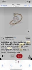 Is this Pearl Ring too frumpy?