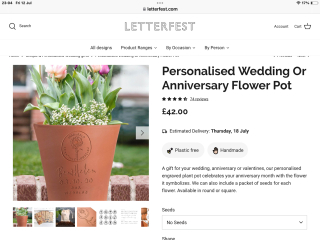 Golden wedding anniversary gift ideas