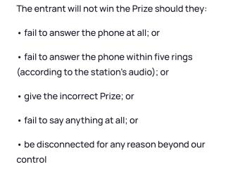 Absolute Radio cash register competition