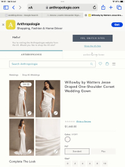 Choosing a wedding dress a little help please
