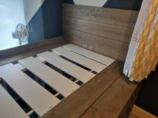 Help with my teen’s bed/storage/desk?