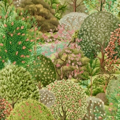 What paint colour would go with this wallpaper?