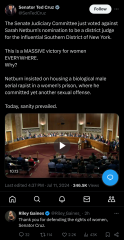 Ted Cruz makes short work of destroying a Biden nominated judge