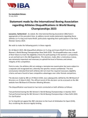TWO “Female Boxers” Set To Compete At Paris 2024 Were Previously Disqualified From Women’s World Championship For Having “XY Chromosomes”