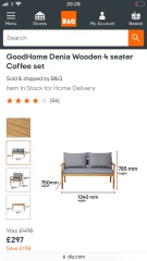 B&Q garden furniture - wrecked by rain! Help?