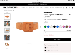 Help me find a belt!