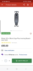 Another dull thread: ironing boards