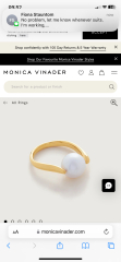 Is this Pearl Ring too frumpy?