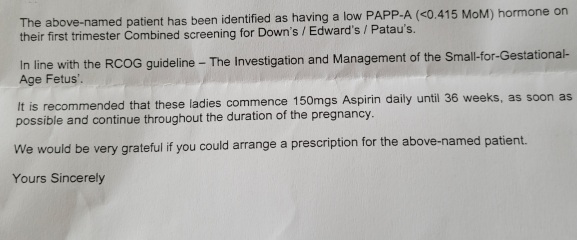 Low Papp-A