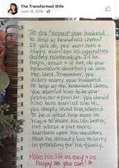 The surrendered wife?