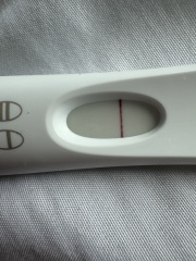 Faint positive on first response