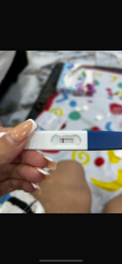 Clear blue test. Evap line or positive